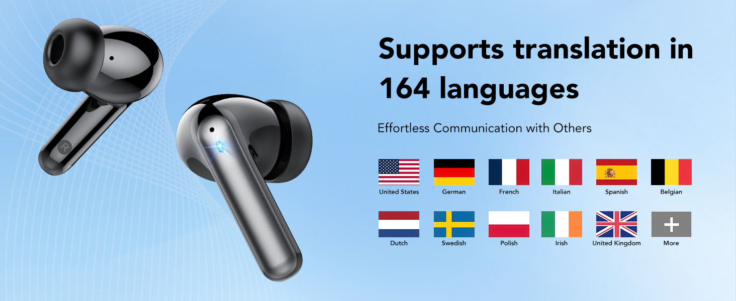 AI Translation Bluetooth Earbuds