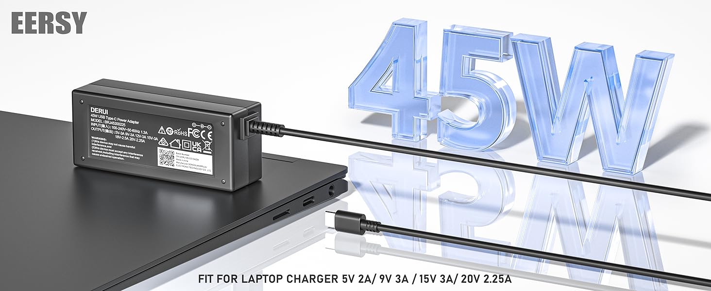 45w chromebook charger hp