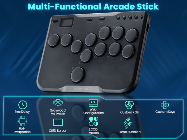 leverless arcade stick