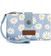 X Wrangler Womens Wallet Small Rfid Blocking Wristlet Wallets Cute Bifold Ladies Wallet with Zipp...