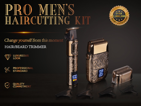 hair beard trimmer foil shaver electric razor hair clipper