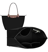 Doxo Purse Organizer Insert Bag Compatible with Longchamp Le Pliage Large Medium Tote Handbag (L,...