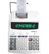Victor 1226 Thermal Printing Calculator, 12-Digit Display, 8.0 LPS Printing Speed, Off-White