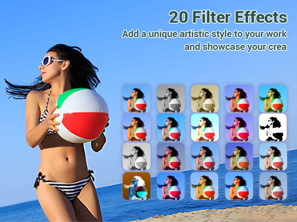 various filter muti-function digital camera