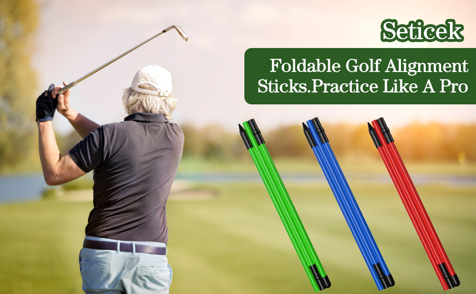 golf alignment sticks