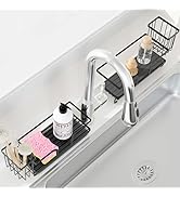 Uninol Sponge Holder for Kitchen Sink,Sink Caddy Organizers with Stone Drying Tray, Kitchen Sink ...