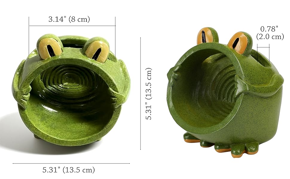Frog Amplifying Phone Speaker Stand Size