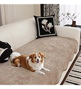 MYSKY HOME Dog Couch Cover, Sectional Couch Covers, Couch Covers for 3 Cushion Couch Sofa Pet Fri...