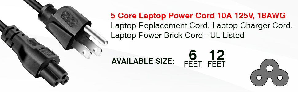 tv power cord, ps4 power cord, Samsung tv power cord, monitor power cable, computer power cord