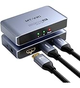 MT-VIKI 8K 1x2 HDMI Splitter 1 in 2 Out, 1x2 Aluminum HDMI Splitter, 8K@60Hz,4K@120Hz Duplicate/M...