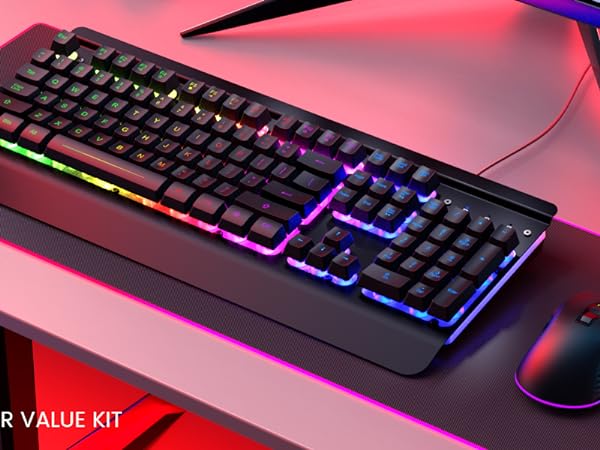 gaming keyboard and mouse combo