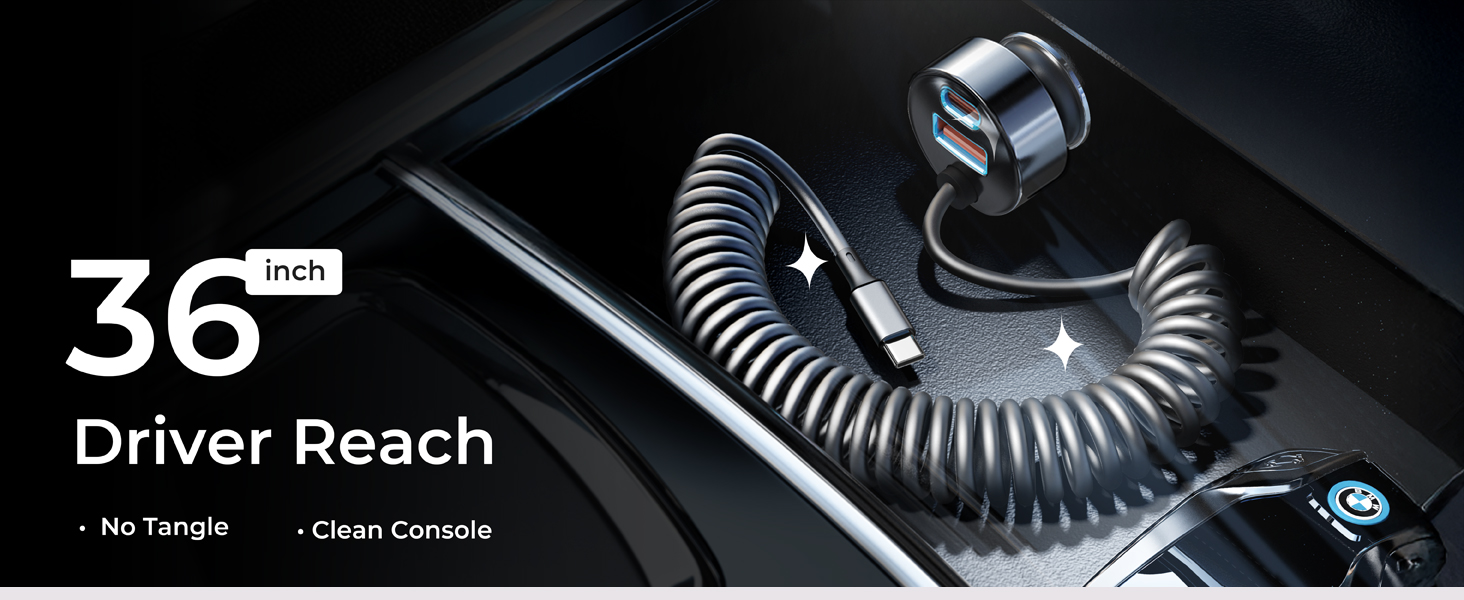 95W Fast Charging Car Charger