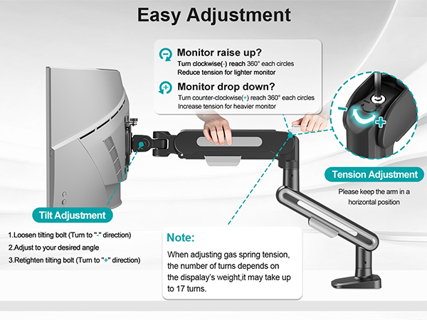 34 monitor mount for desk