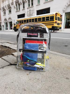 Trailmaker clear backpacks bookbags for girls women boys men school heavy duty blue stadium approved