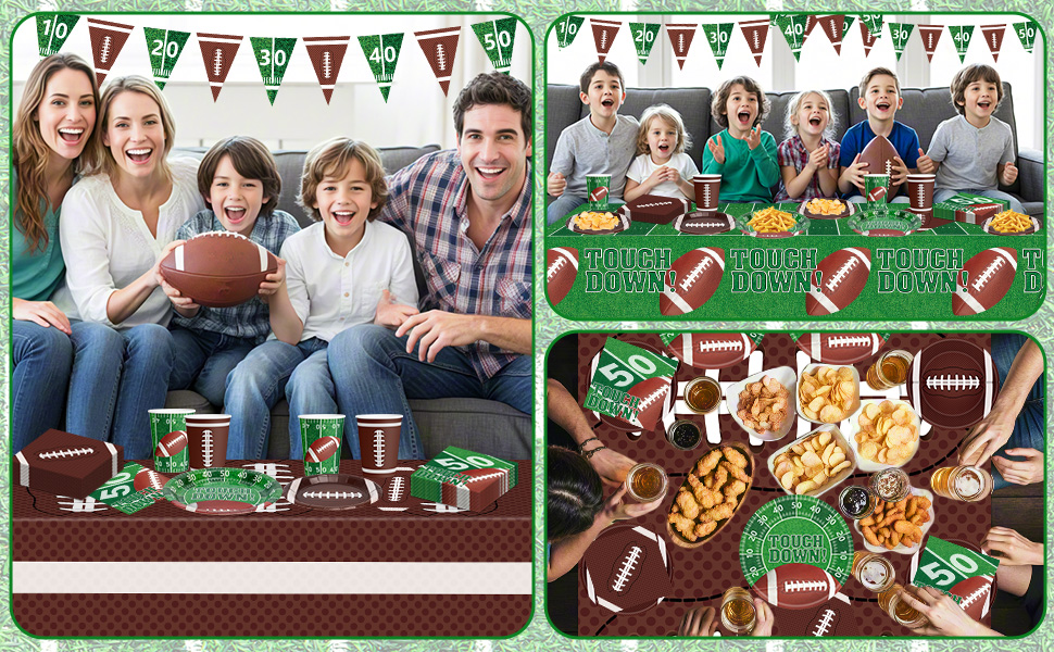 Football Birthday Party Football Gameday Tailgate Party Decorations