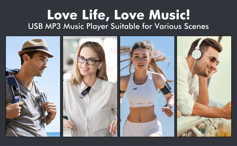 digital audio player walkman mp3 player for sports running mp3 player bluetooth music player clip