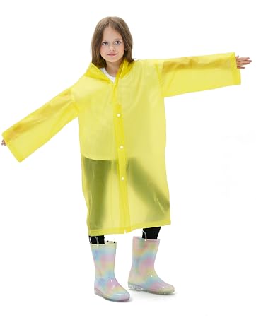 girl boy raincoat
