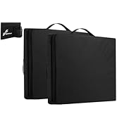 Sportneer Stadium Seat Cushion – 2'' Thick High-Density Foam Bleacher Pad with Waterproof 600D Ox...