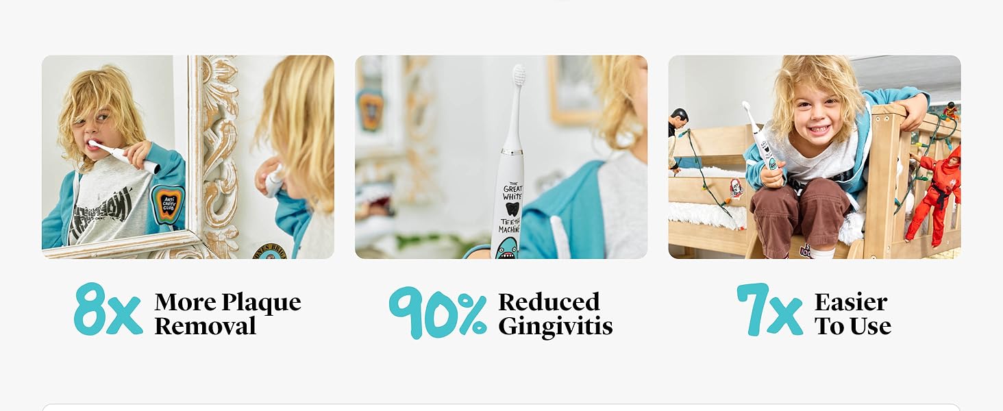 8x More Plaque Removal