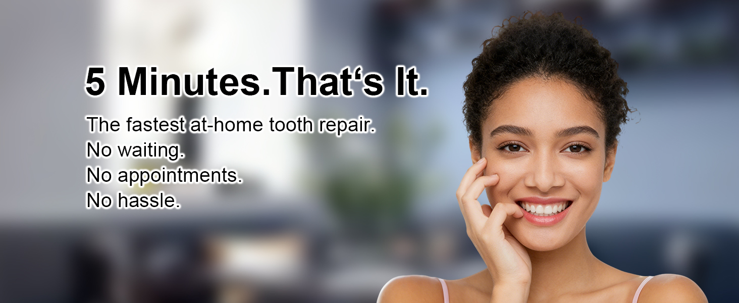 5-Min Tooth Repair Kit – Fix Chipped, Broken, Missing Teeth &amp;amp; Cavities at Home.