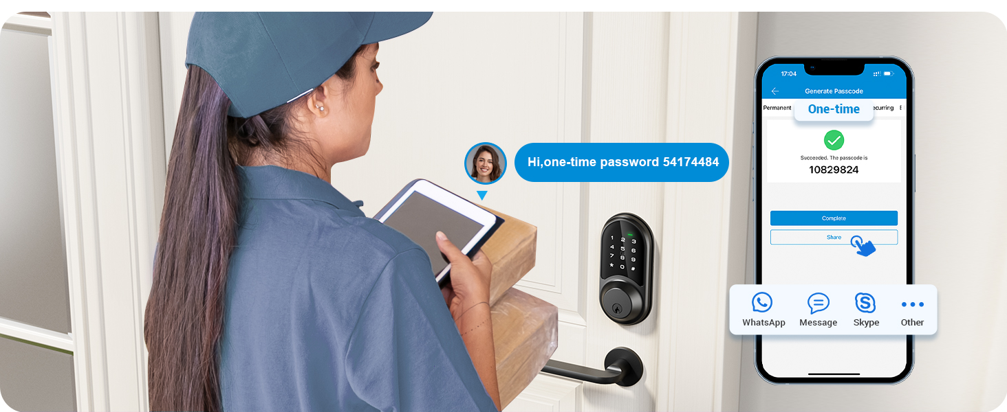 keyless entry door lock