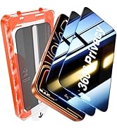 UniqueMe for iPhone 17 Pro 360° Privacy Screen Protector - 2 Pack 4 Way Privacy Screen 17 Pro