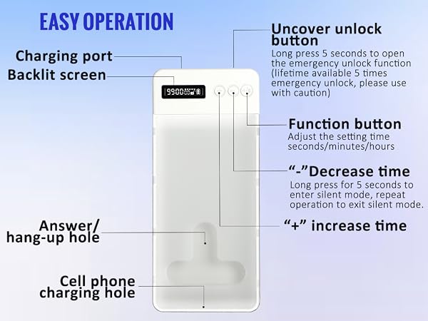 gifts college phone adhd girls planner teen heart rate monitor lock timer self high school fitness