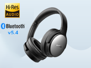 EarFun Wave Pro Active Noise Canceling Headphones, Wireless Over Ear Bluetooth Headphones, LDAC Hi-R...