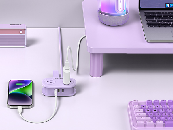 Orico 4FT Purple Power Strip