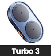 Vaydeer Dual Turntable Mouse Mover, Turbo 3 Mouse Jiggler with Adjustable Intervals, ON/Off Switc...