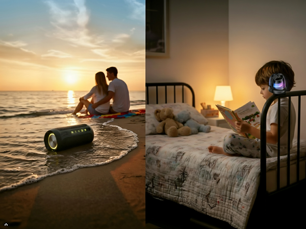 IPX7 Waterproof + Magnetic Speaker Bundle