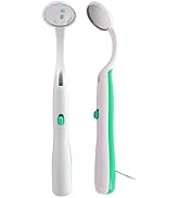 Ceonam 2 Pcs Dental Mirror with Light Tool LED Lighted Teeth Inspection Mirror Anti Fog Curve Ang...