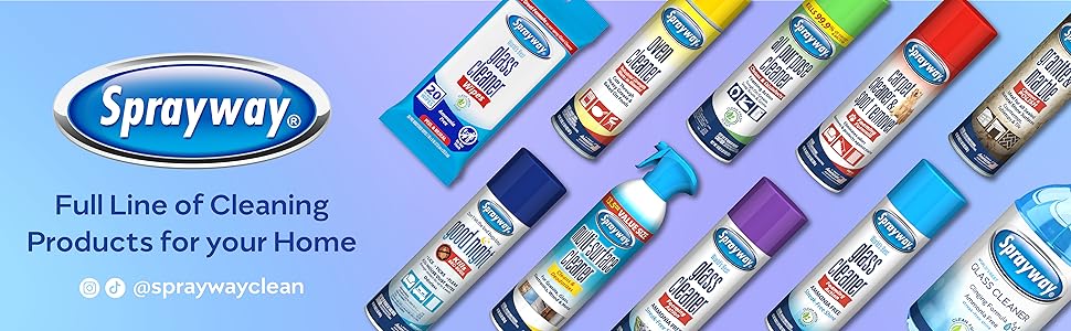 Sprayway Full Line of Cleaning Products for your Home