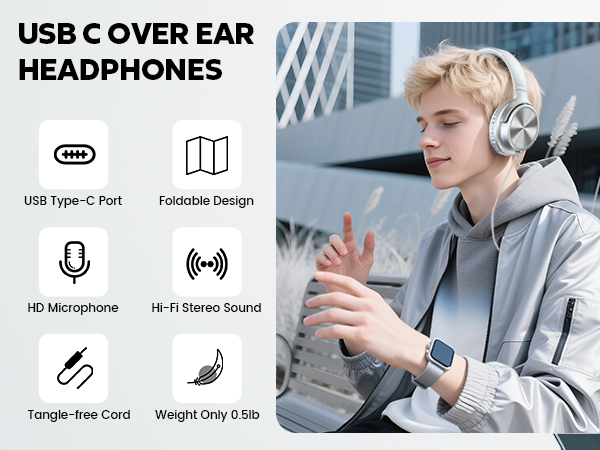 usb c headphones