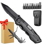 Gifts for Men Him Dad,Pocket Multitool Knife,Christmas Stocking Stuffers,Anniversary Birthday Gif...