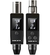 EBJ Wireless Microphone System UHF wireless XLR transmitter and receiver for dynamic/capacitive m...