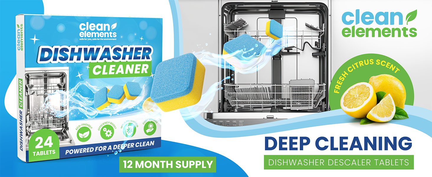 clean elements dishwasher cleaner tablets