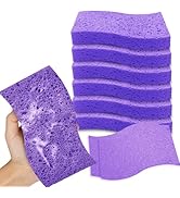 S-Shaped 6 Pack Non-Scratch Cellulose Scrub Sponge, Cellulose Sponges, Heavy Duty Dishwashing Spo...