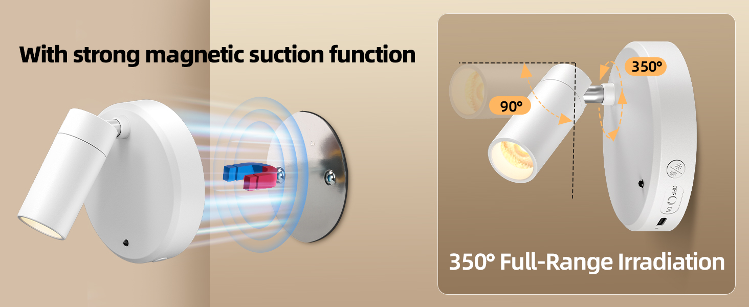 cordless rechargeable plant light
