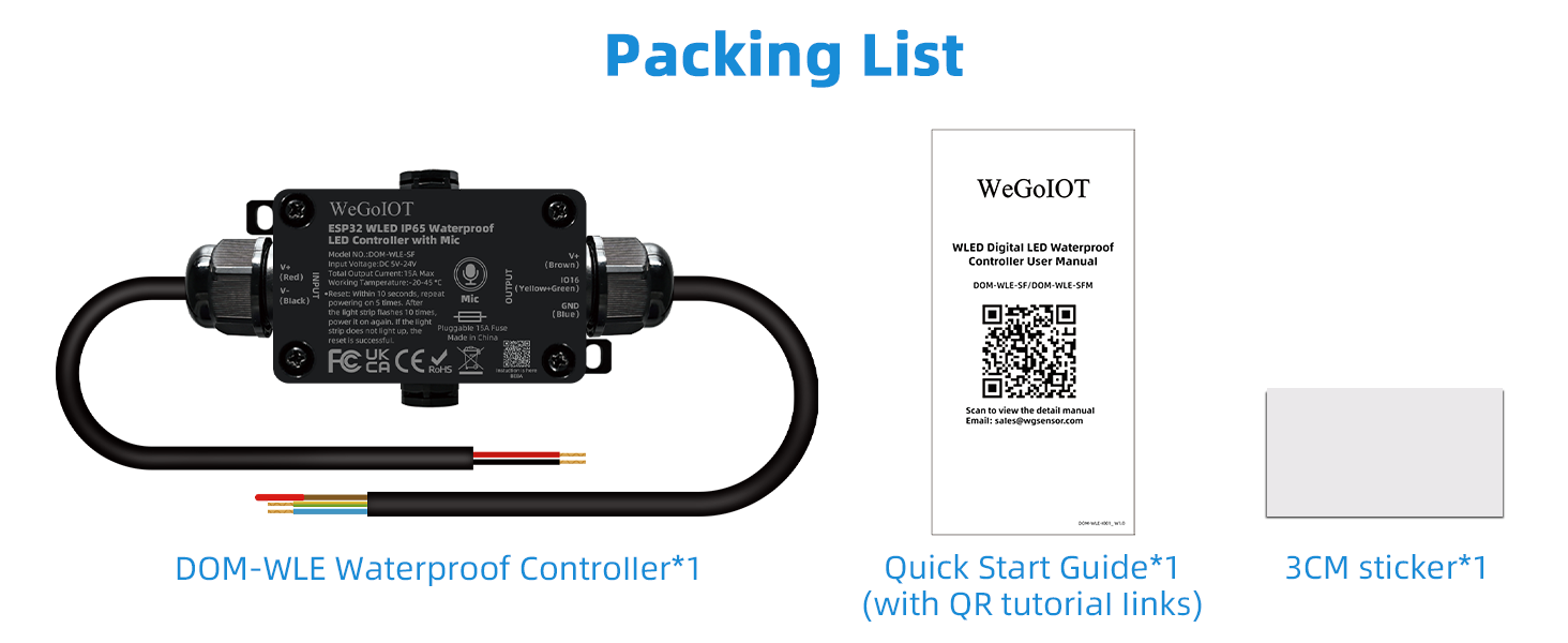 Waterproof ESP32 WLED Controller