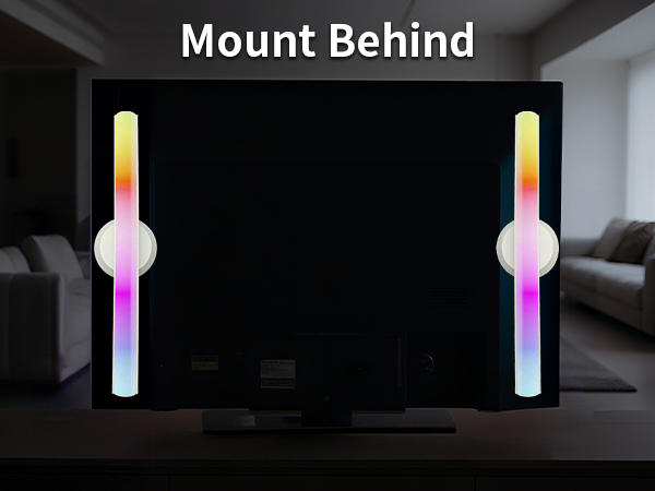 can be setup pretty much anywhere, you can use them on your desk or behind your TV