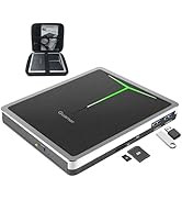 Guamar External DVD Drive for PC: USB-C CD Burner Player for Laptop Mac Windows 11 with SD/TF Slo...