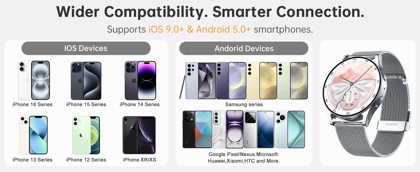 smart watch for iphone compatible