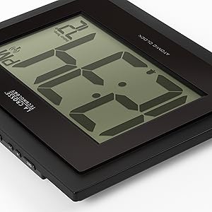 Lacrosse, la crosse, 513-54087, atomic, self set, time, digital clock, tabletop, wall clock
