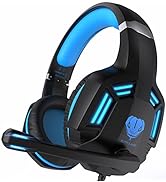 Headsets for Xbox One, PS4, PC, Nintendo Switch, Mac, Gaming Headset with Stereo Surround Sound, ...