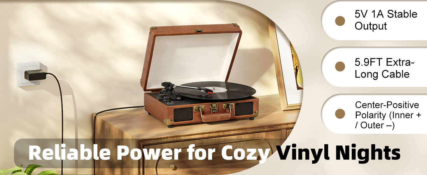 Reliable Power for Cozy Vinyl Nights