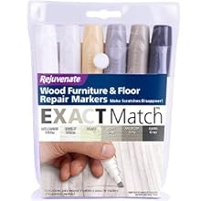 EXACT Match White &amp;amp; Gray Wood Furniture &amp;amp; Floor Repair Markers