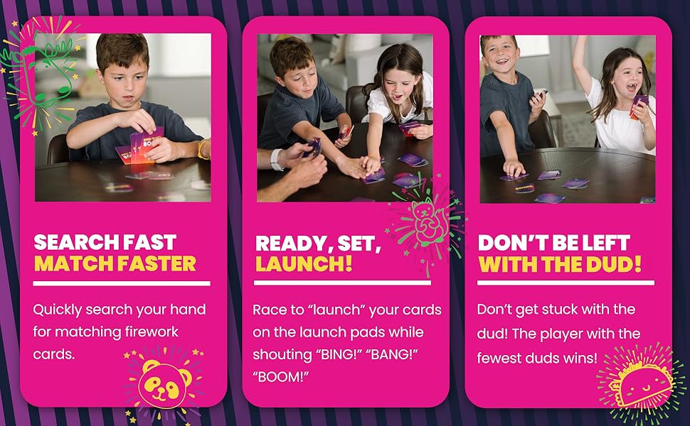 fun for the whole family, wild fun, slap the card