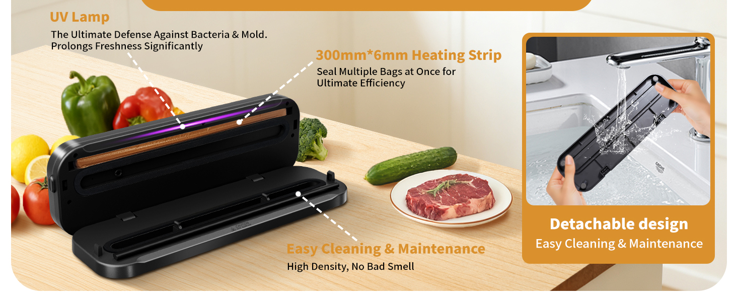 detachable easy to clean