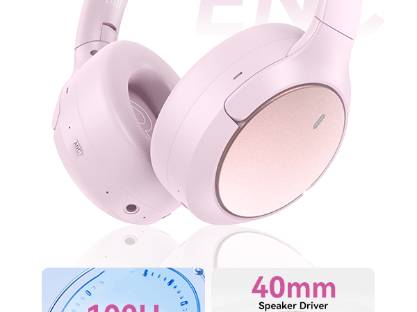 100h playtime 6 ENC clear call mic headphone